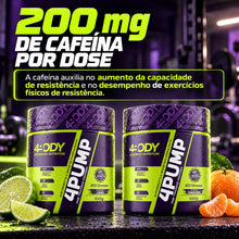 Carregar imagem no visualizador da galeria, Pré-treino 4Pump 100g com 200mg de cafeína por dose
