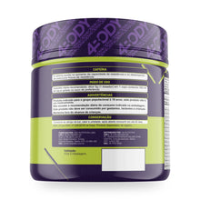 Carregar imagem no visualizador da galeria, Rótulo do Pré-Treino 4Pump 100g 4Body com modo de uso, advertências e informação nutricional
