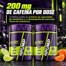 Carregar imagem no visualizador da galeria, Pré-treino 4Pump 300g com 200mg de cafeína por dose
