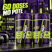 Carregar imagem no visualizador da galeria, Pré-treino 4Pump 300g 4Body rende 60 doses

