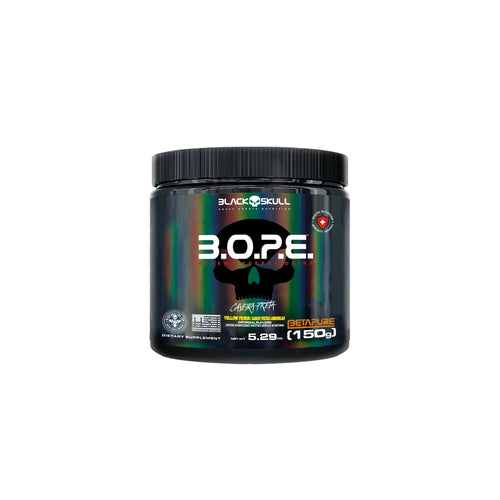 B.O.P.E. Black Skull Caveira Preta 150g, Frutas Vermelhas