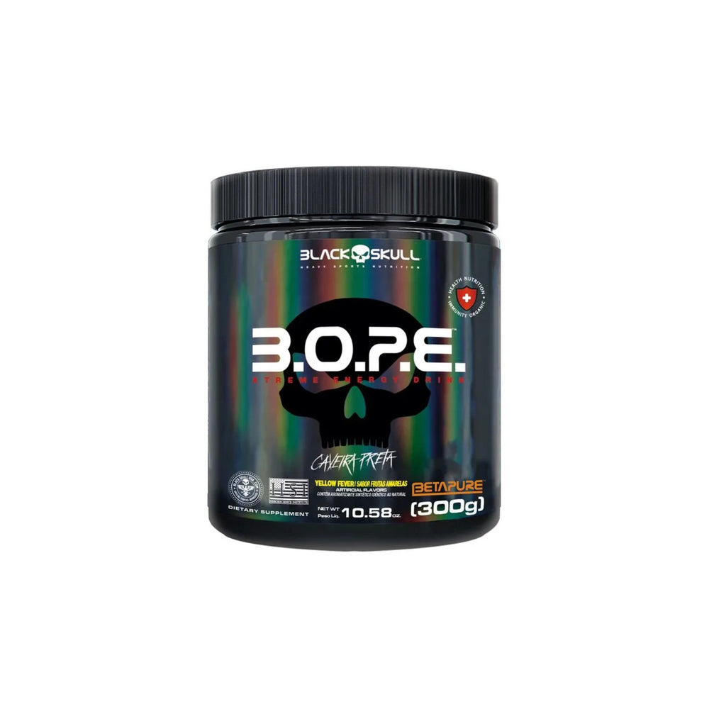 B.O.P.E. Black Skull Caveira Preta 300g, Frutas Vermelhas