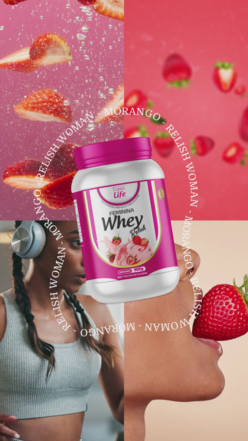 Relish Whey feminina 900g Corpo life