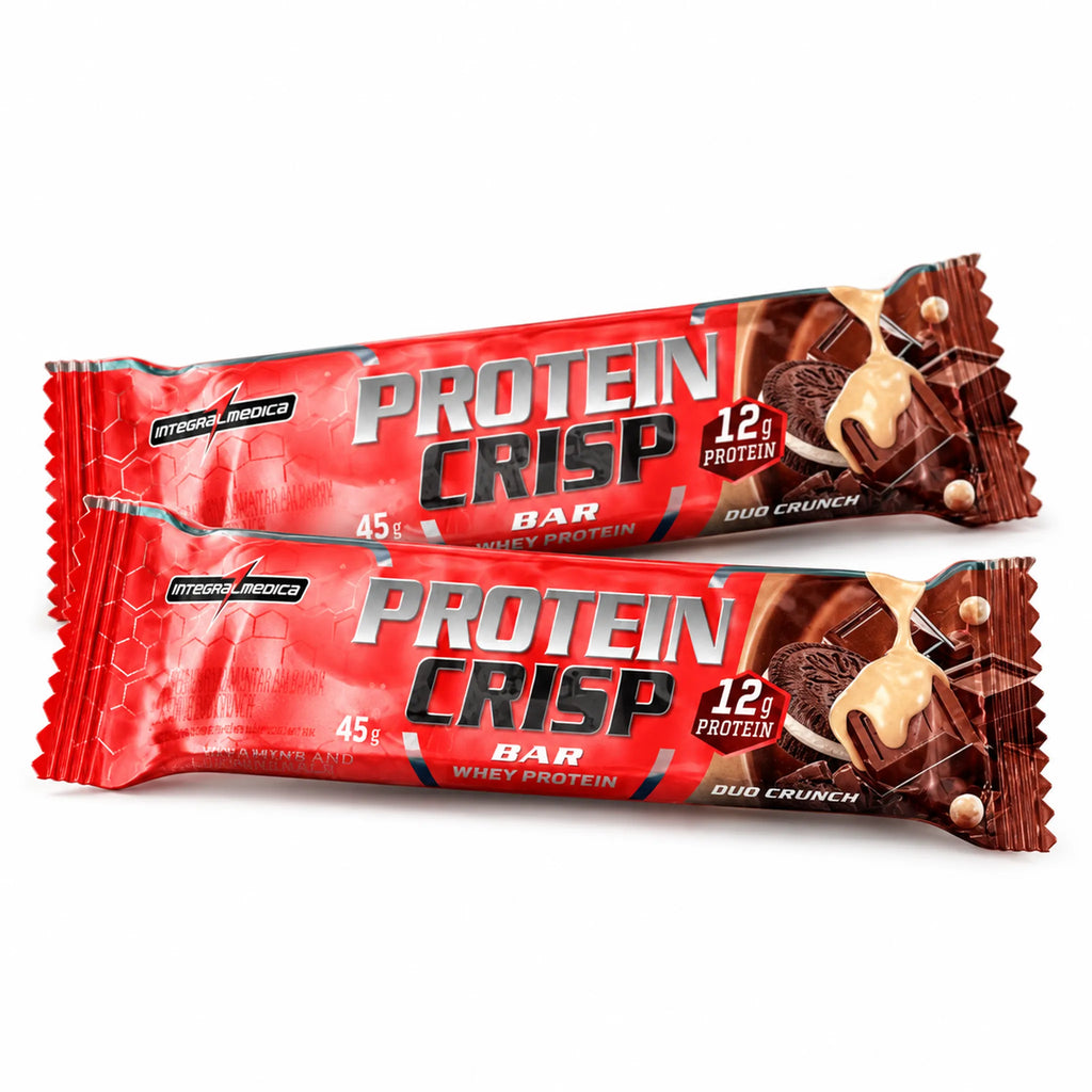 Barra de proteína Protein Crisp Bar Integralmédica 45g sabor Duo Crunch