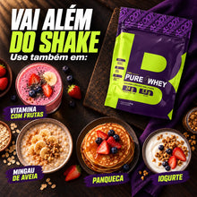 Carregar imagem no visualizador da galeria, Receitas com whey protein 4Body: vitamina, mingau de aveia, panqueca e iogurte
