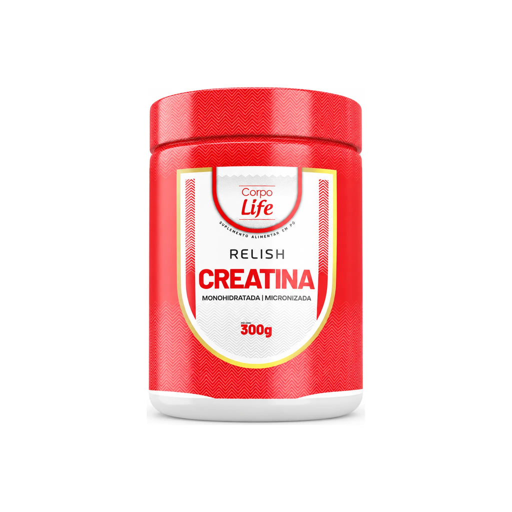 Relish Creatina Monohidratada Micronizada Corpo Life 300g
