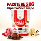 Relish Mass Hipercalórico Corpo Life pacote de 3kg