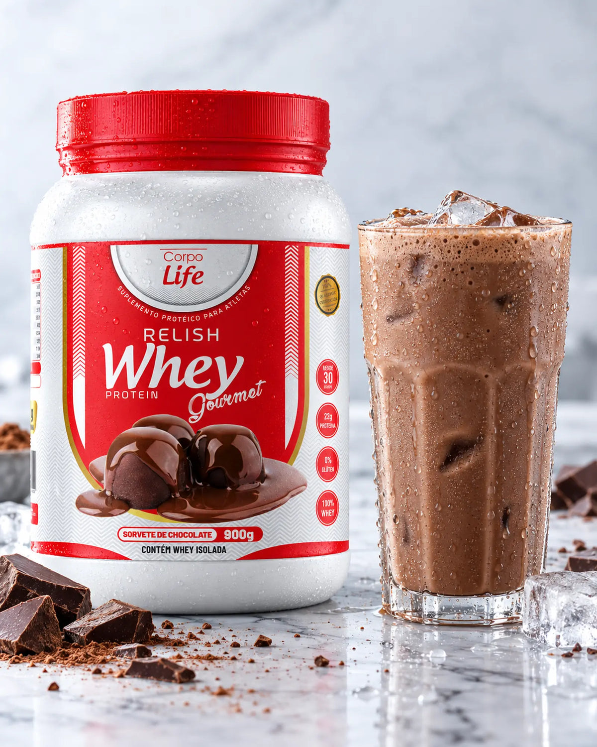 Relish Whey Protein Gourmet - Corpo Life 900g