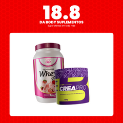 Combo Ganho de massa: Relish Whey feminina + Creapro 150g