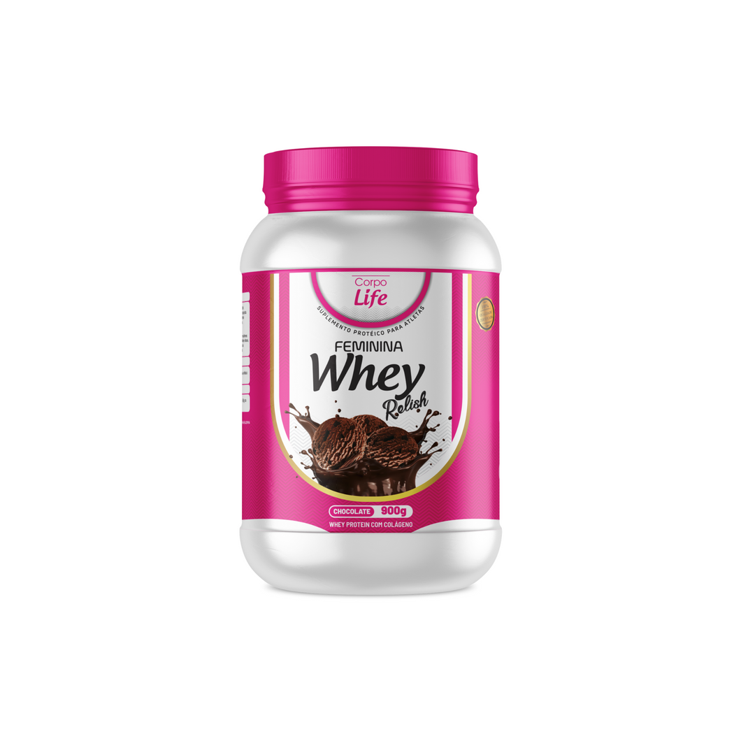 Relish Whey feminina 900g Corpo life