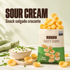 Salty Chips Bendu sabor sour cream snack salgado crocante