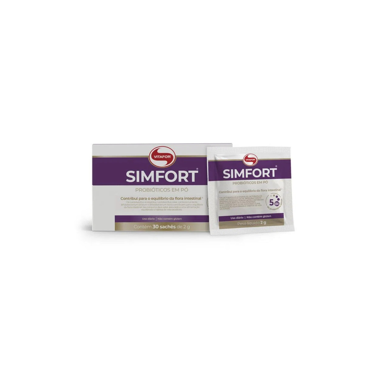 Simfort - 30 sachês 2g - Vitafor, foto 1