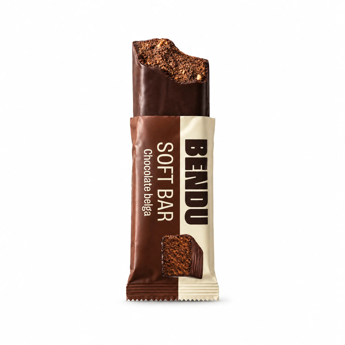 Barra de proteína Soft Bar Bendu 45g sabor chocolate belga