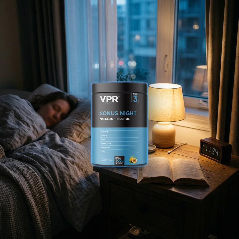 Sonus Night - Magnesio + Inositol com Gaba e Melatonina 300g Vpr Nutrition