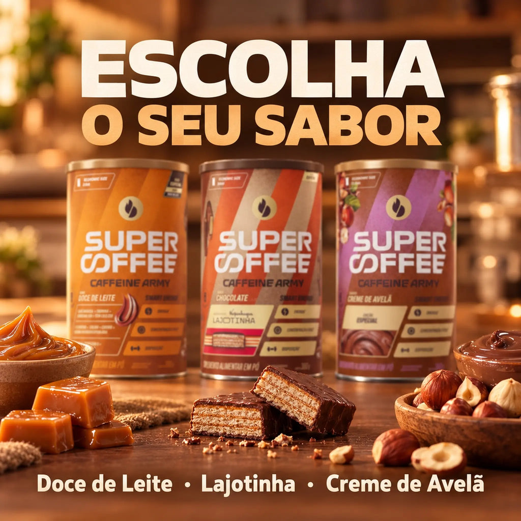 Sabores do Supercoffee 3.0 380g Caffeine Army, parte 2