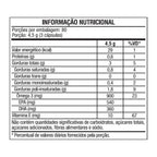 Tabela nutricional do Ômega 3 EPA DHA 240 cápsulas Vitafor