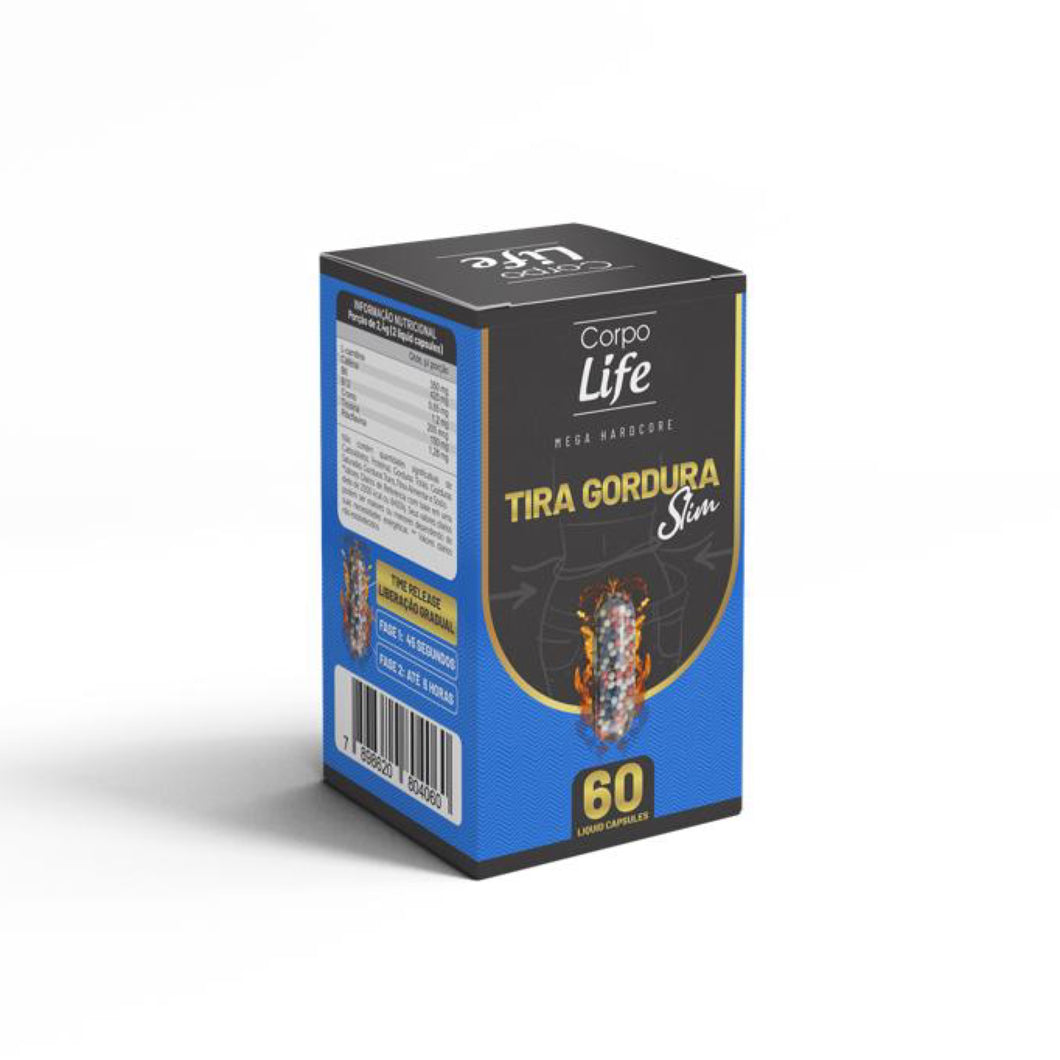 Tira gordura Slim  Corpo Life 60 caps - Body Suplementos