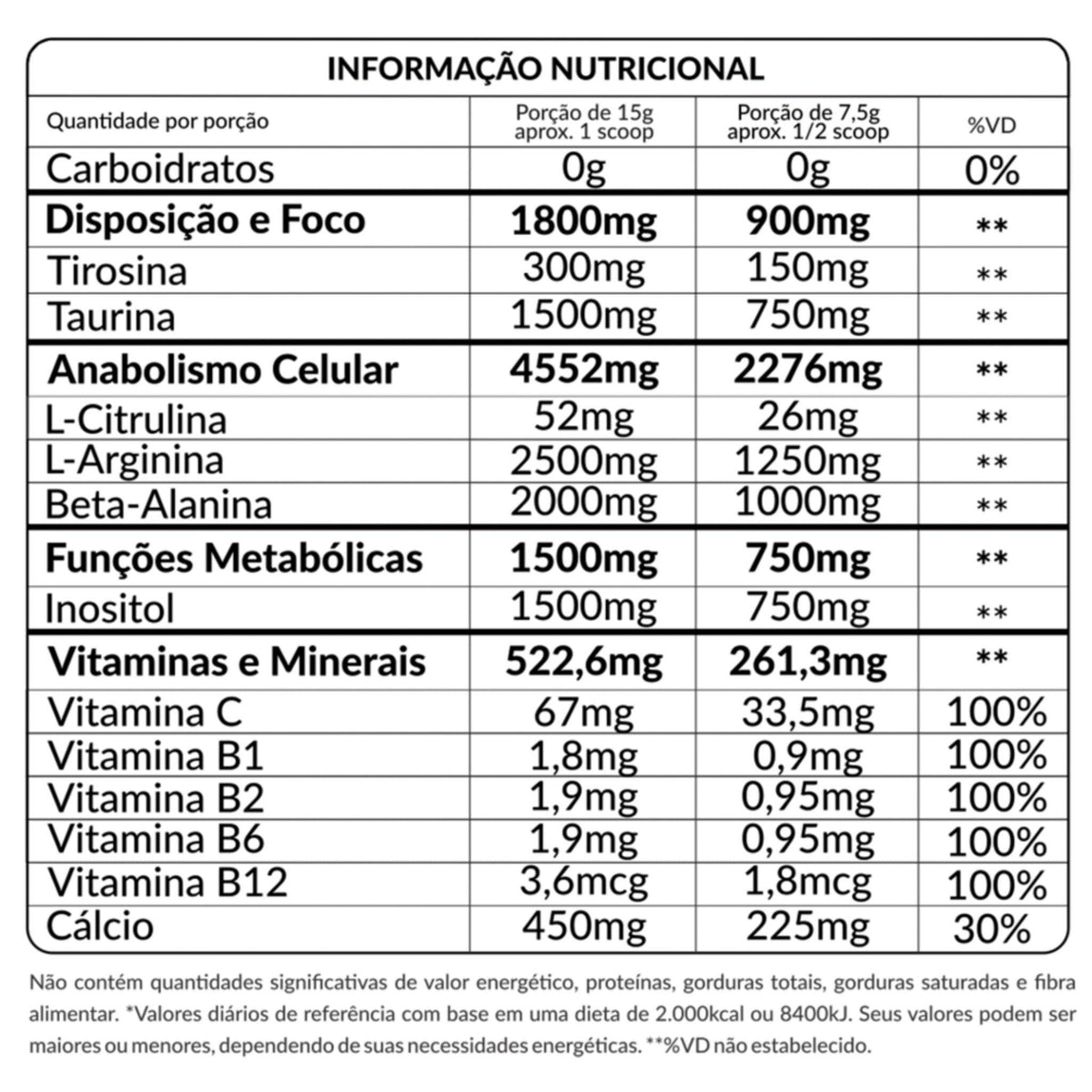 Tomahawk Nigth Fullife Nutrition 380g - Pre treino sem cafeina - Body Suplementos