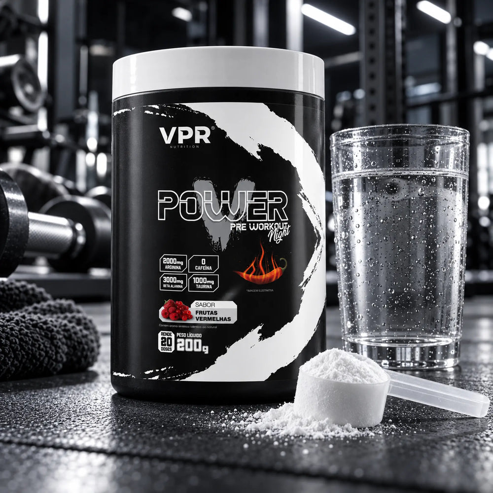 V Power Night - VPR Nutrition 200g - Pré-Treino Sem Cafeína