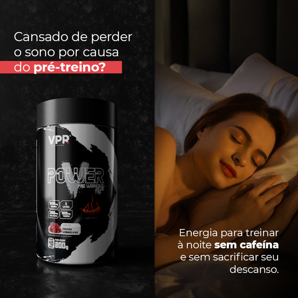 V Power Night - VPR Nutrition 200g - Pré-Treino Sem Cafeína, foto 7