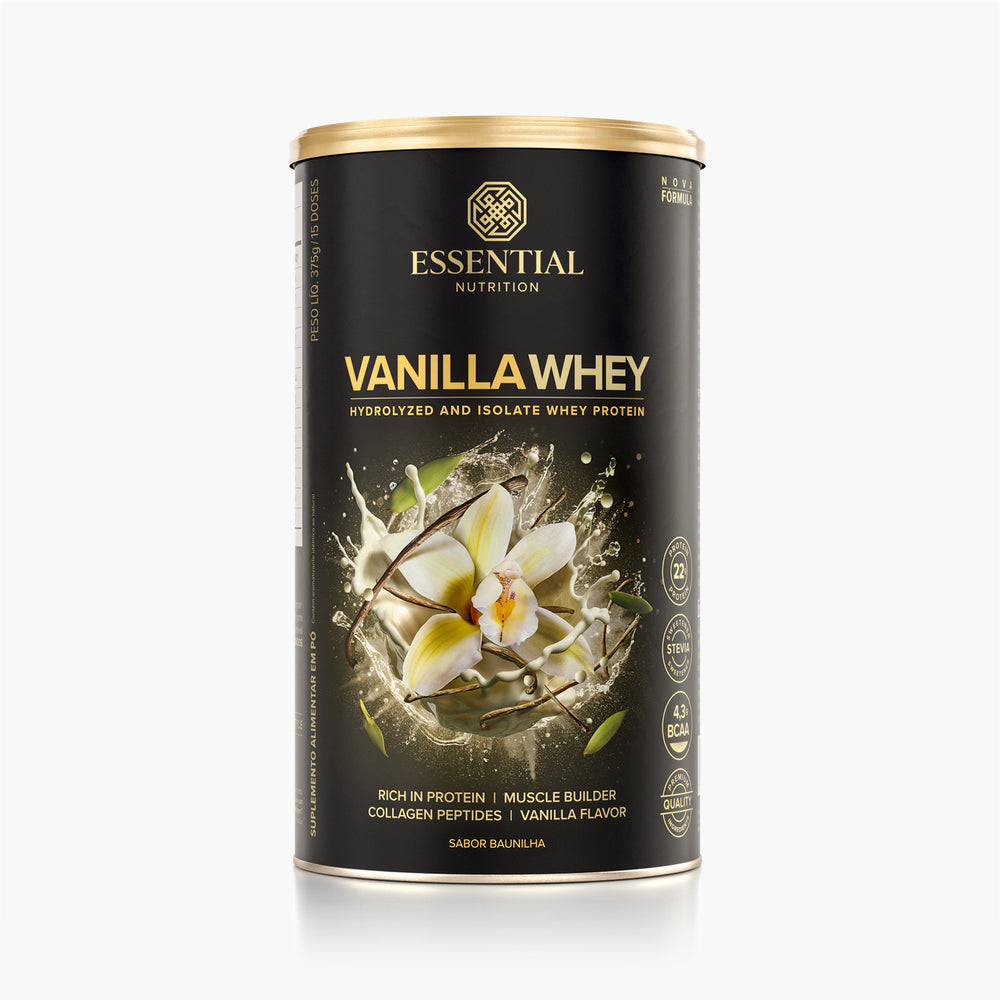 Vanilla Whey - Essential Nutrition - 450g - Body Suplementos