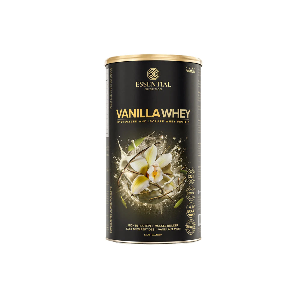 Vanilla Whey - Essential Nutrition - 900g - Body Suplementos