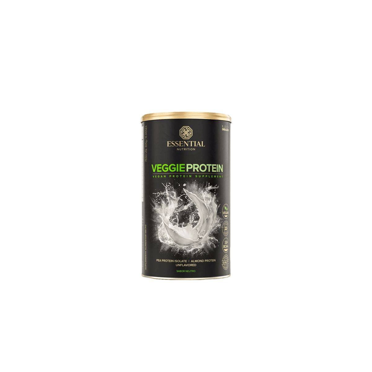 Veggie Protein 455g Proteina vegana Essential Nutrition, Neutro