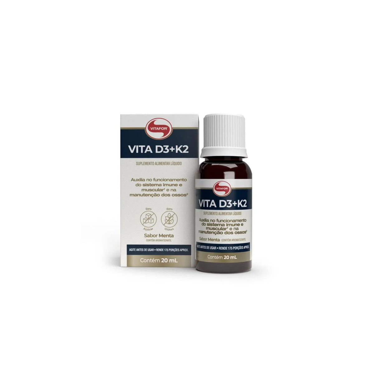 Vita D3 + K2 20ml - Vitamina d3 +k2 Vitafor, foto 1