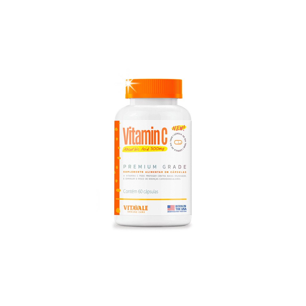Vitavale Vitamina C 500mg - 60 Cápsulas