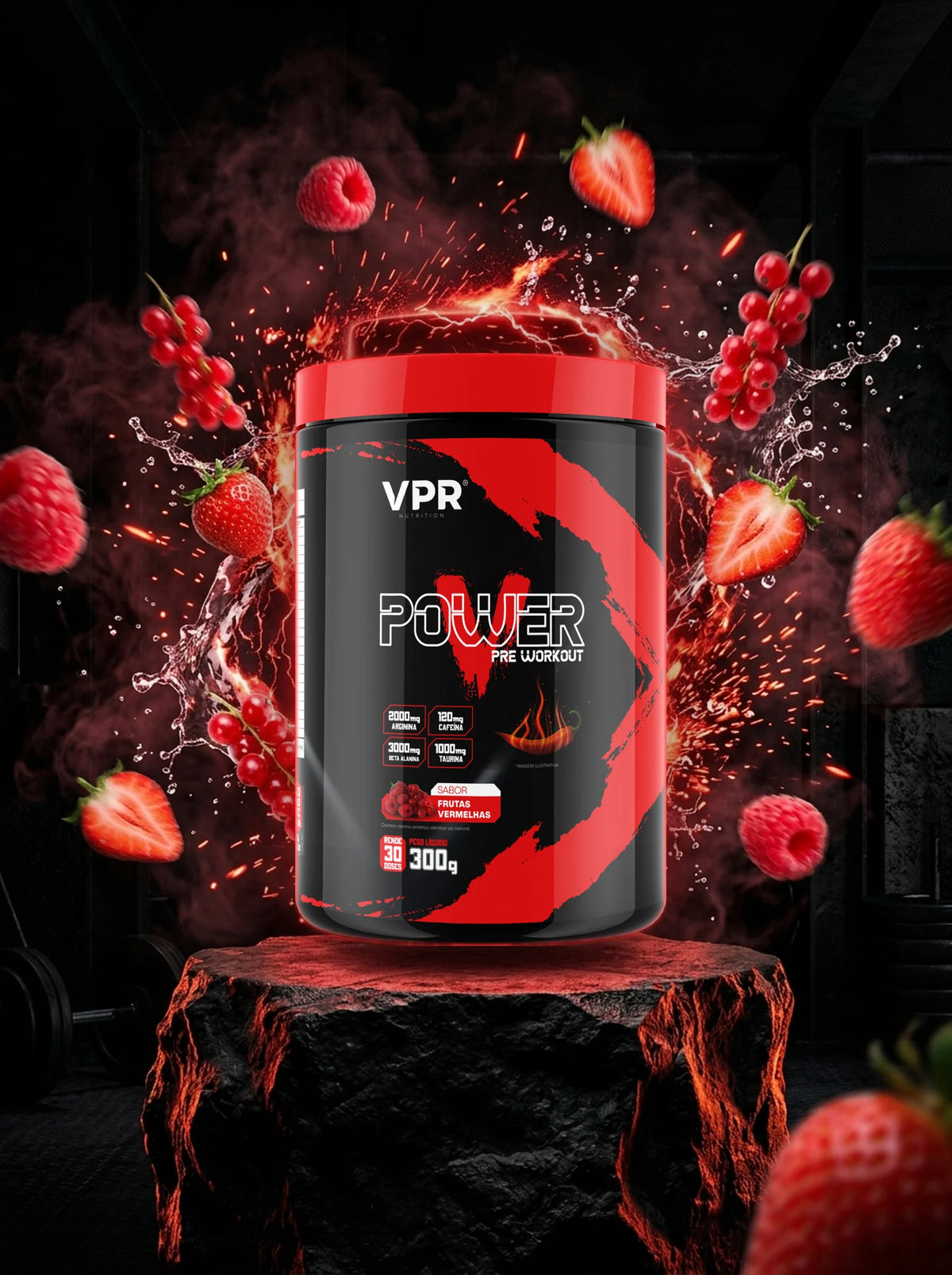 V Power Night - VPR Nutrition 200g - Pré-Treino Sem Cafeína