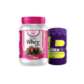 Combo Ganho de massa: Relish Whey feminina + Creapro 300g Corpo Life - imagem 1