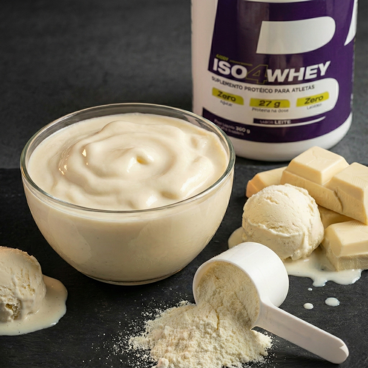 ISO4WHEY 900g - Whey Isolado Zero Lactose com 28g de Proteína - 4Body Nutrition