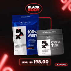 Kit ganho de massa: Whey Max 900g + Creatina Max titanium 300g