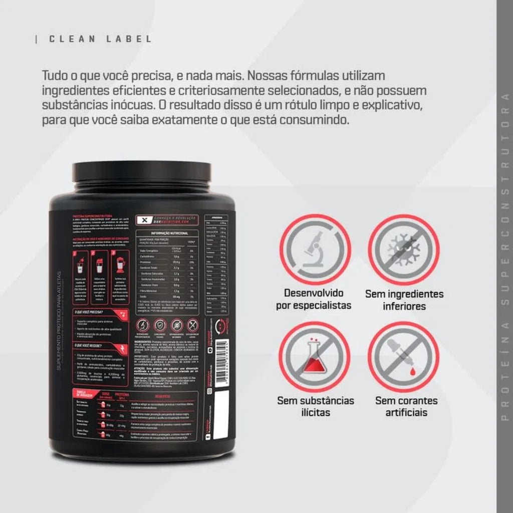 Whey Protein Concentrado 900g - Dux Nutrition - Body Suplementos