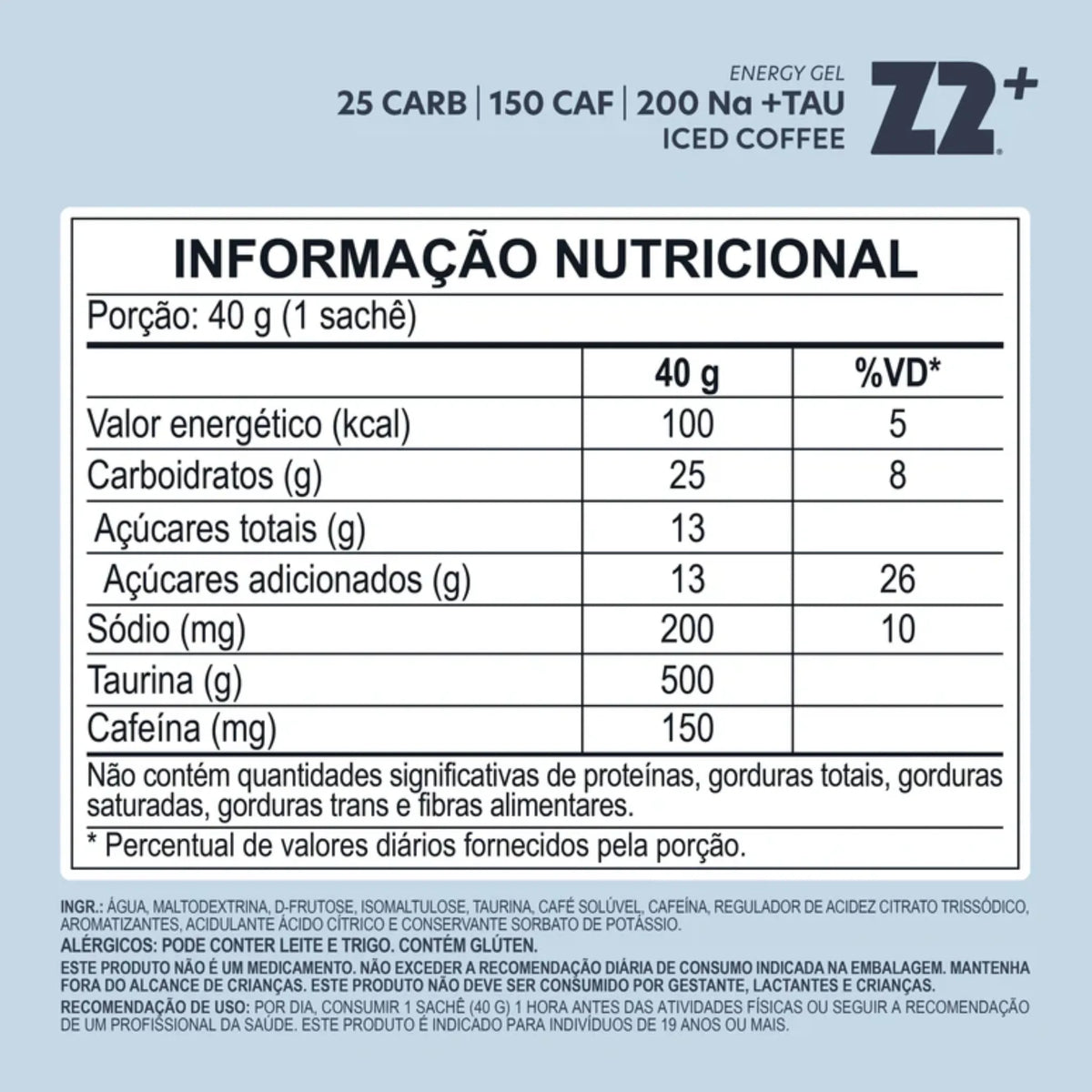 Gel Z2+ Energy Sachê 40g, foto 2